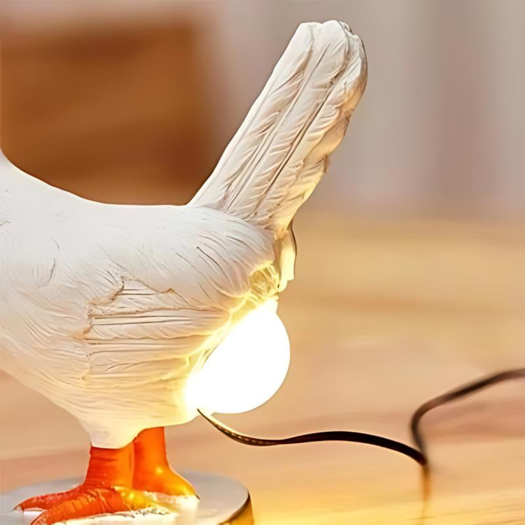 ChickenLamp | Grappige tafellamp in de vorm van een kip
