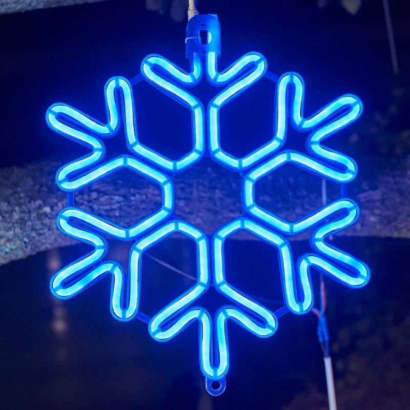 FrostyGlow | Waterdicht LED Sneeuwvloklicht voor Kerstversiering