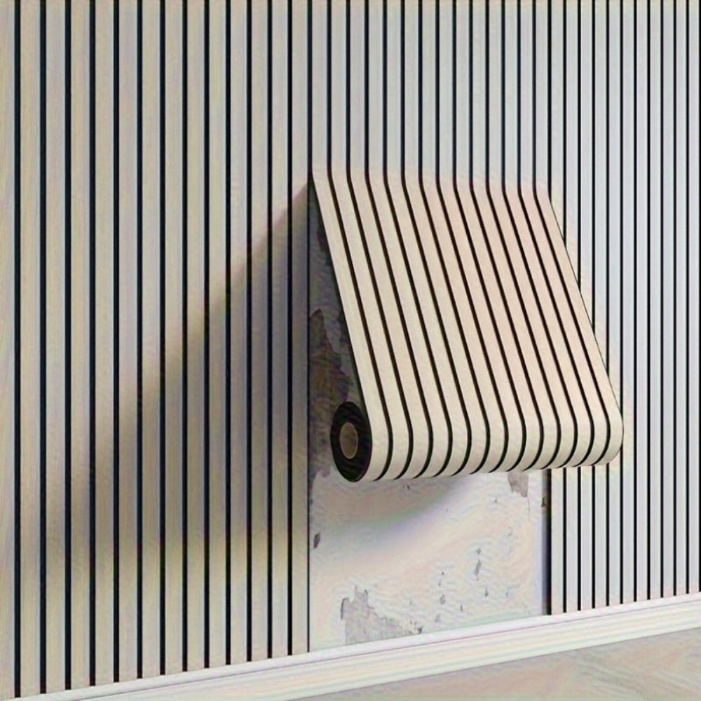 3D Holzeffekt Wandpaneele selbstklebend Wanddeko 3