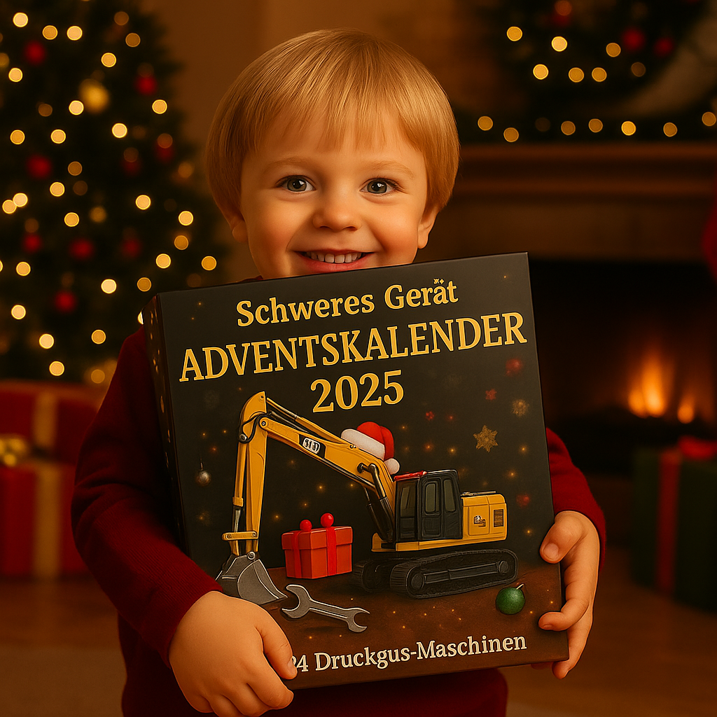 Adventskalender Baumaschinen 24 Modelle Spielzeug 2025 2