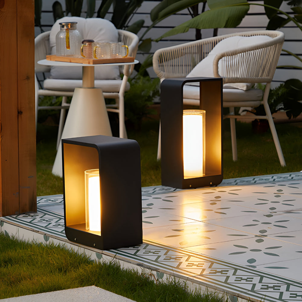 Outdoor Light LED Garden Path Patio Standing Lantern Lamp
