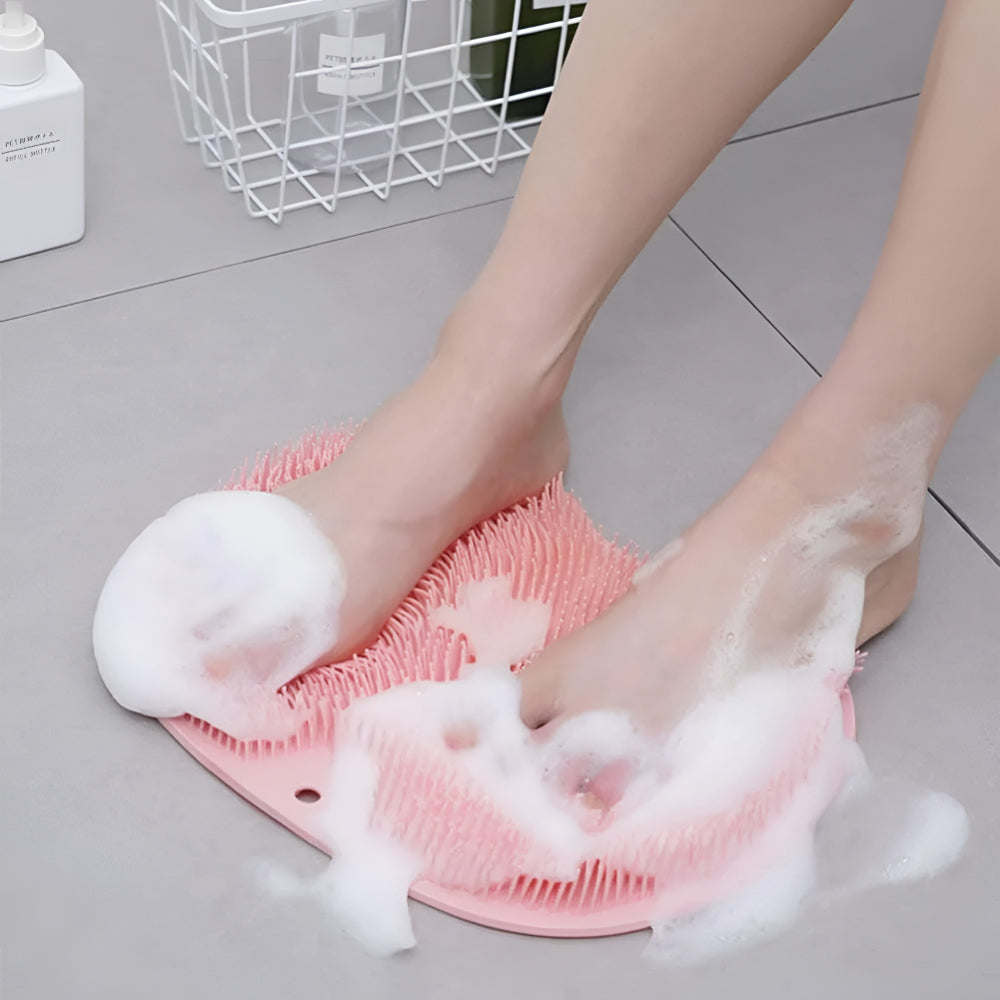 Alfombrilla de baño Alfombrilla de ducha Limpiador de pies Masaje Antideslizante