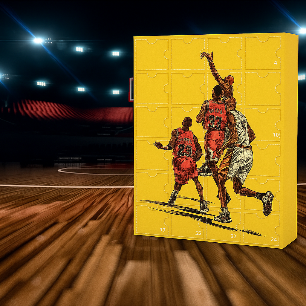 Basketball Adventskalender Figuren Mini Spielzeug Geschenkbox 2