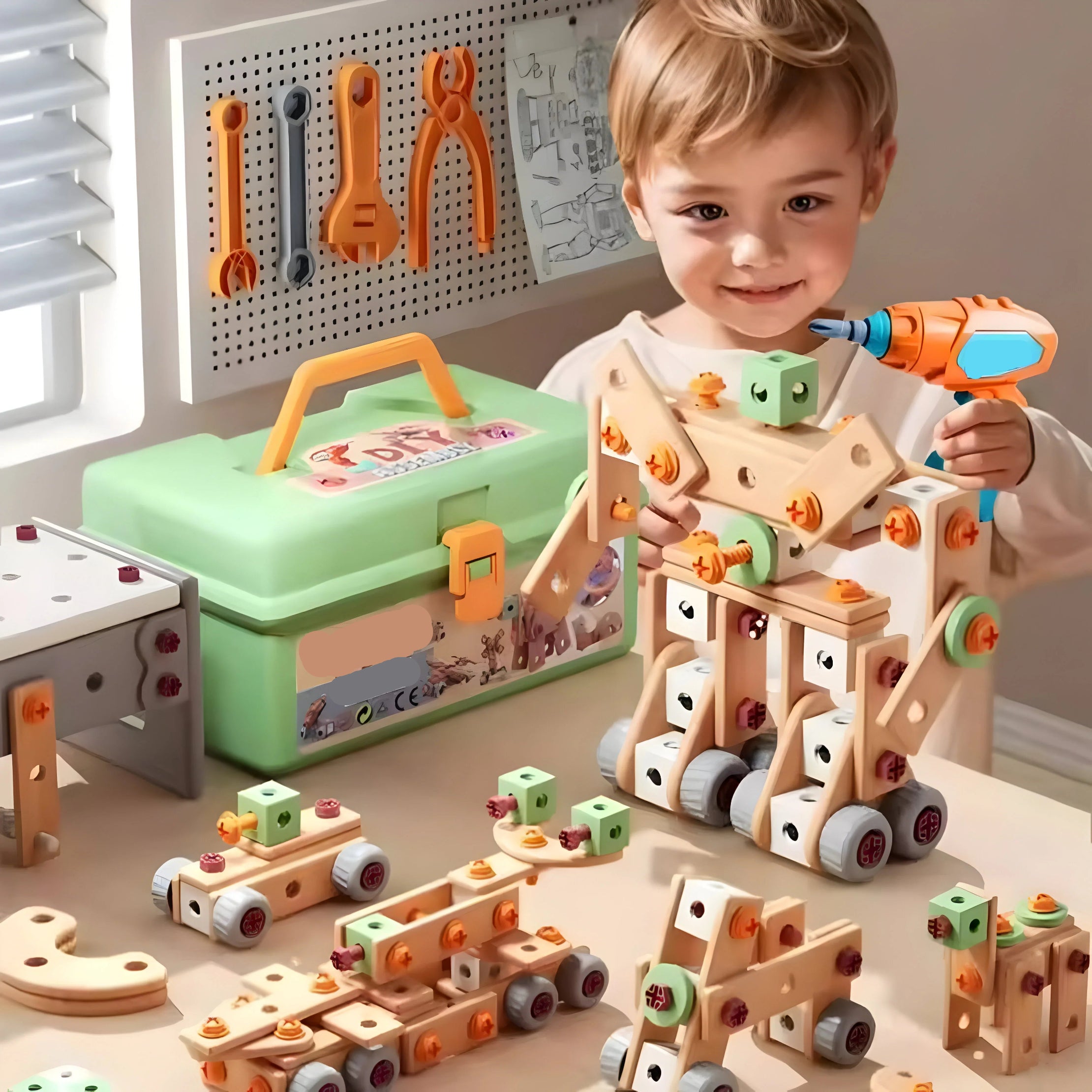 Baukasten kreatives Spielzeug Kinder Bausatz Lernspielzeug 1