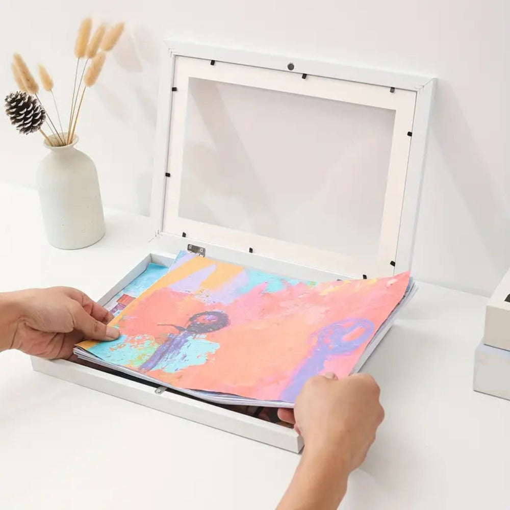 Bilderrahmen Holz 150 Zeichnungen Kinderkunst Wand Deko 8