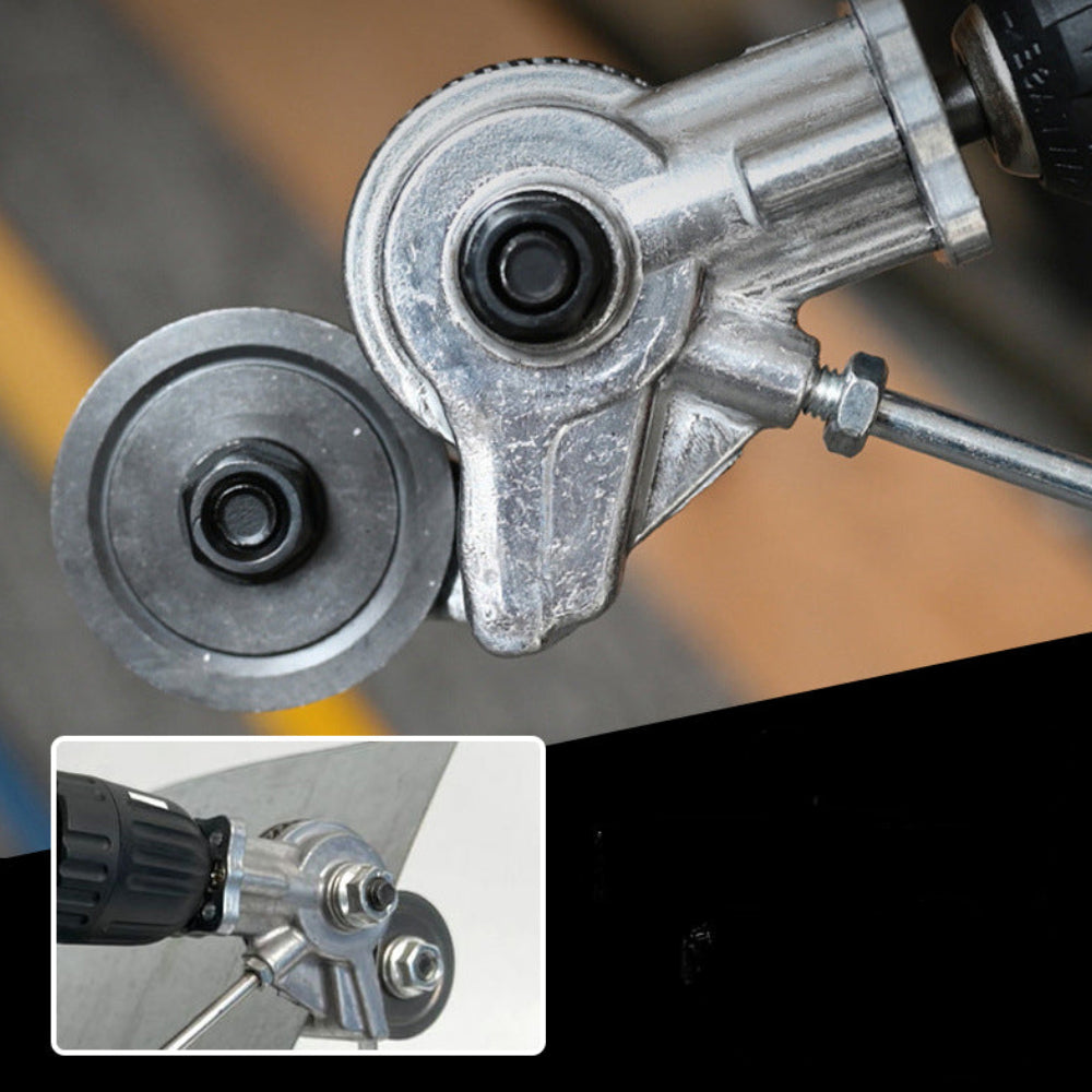 Metaalschaar booropzetstuk metaal snijgereedschap accu-schroefmachine adapter
