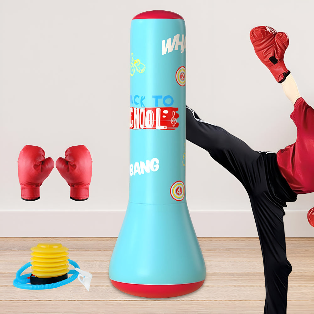 Staande Opblaasbare Bokszak voor Kinderen Training Spel Beweging