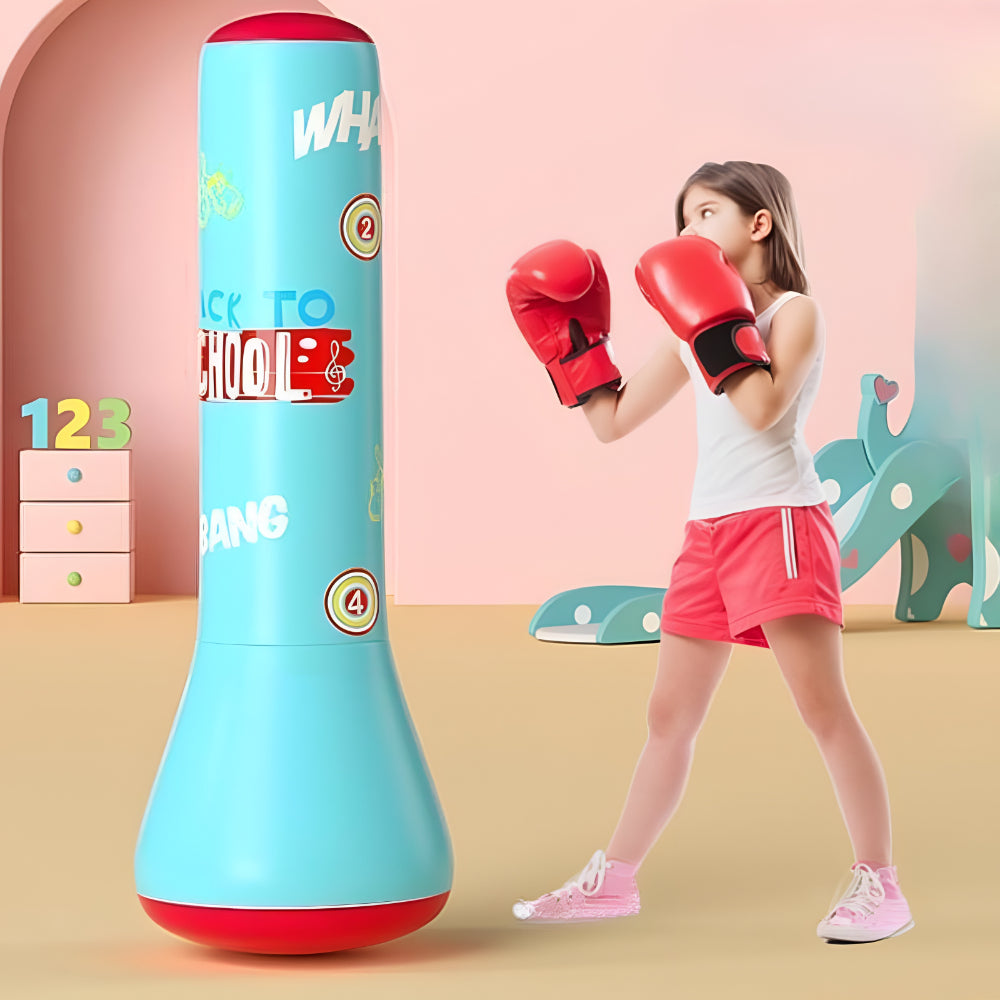 Staande Opblaasbare Bokszak voor Kinderen Training Spel Beweging