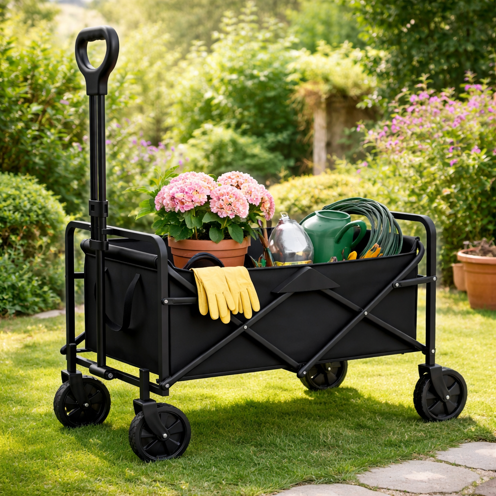 Bollerwagen Opvouwbare Transportwagen Handwagen Outdoor