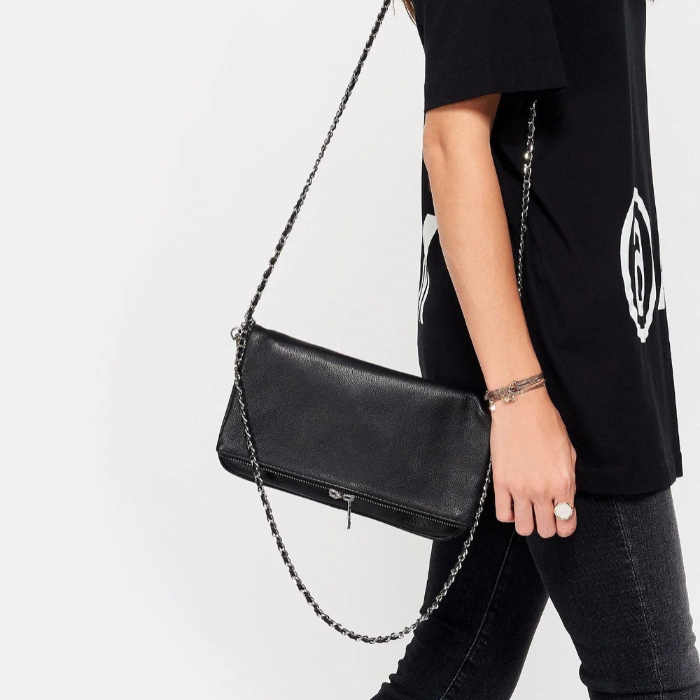 Damen Handtasche Schultertasche Leder 1