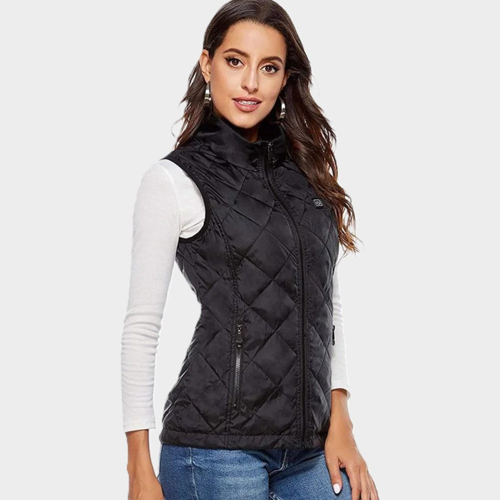 Damen Heizweste Elektrisch Outdoor Weste Wärmeweste 1