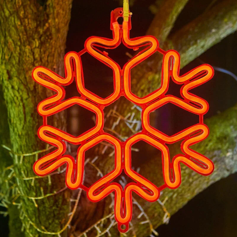 FrostyGlow | Waterdicht LED Sneeuwvloklicht voor Kerstversiering