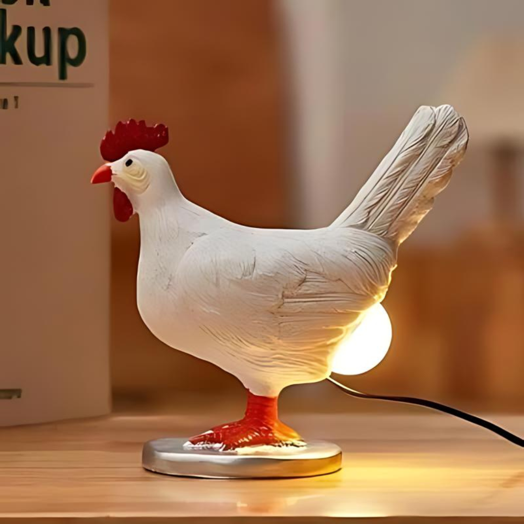 ChickenLamp | Grappige tafellamp in de vorm van een kip