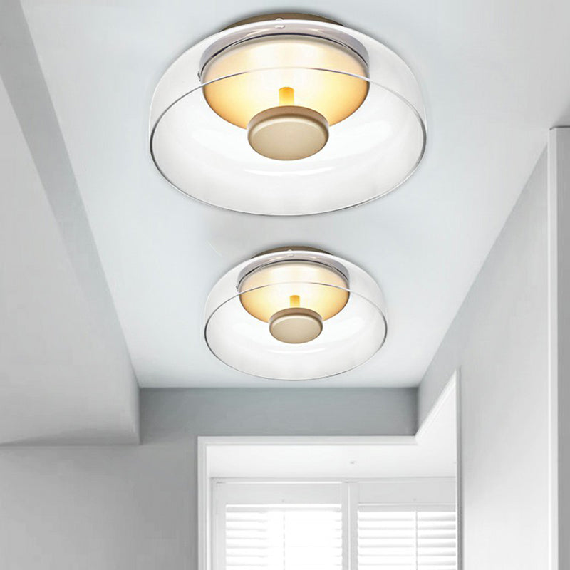 DeckGlow | Elegant LED Glass Ceiling Light