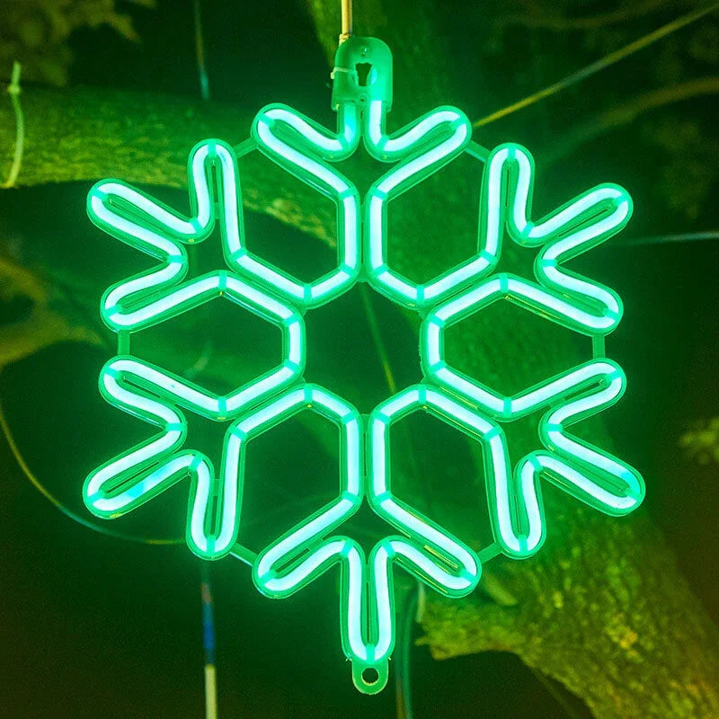 FrostyGlow | Waterdicht LED Sneeuwvloklicht voor Kerstversiering