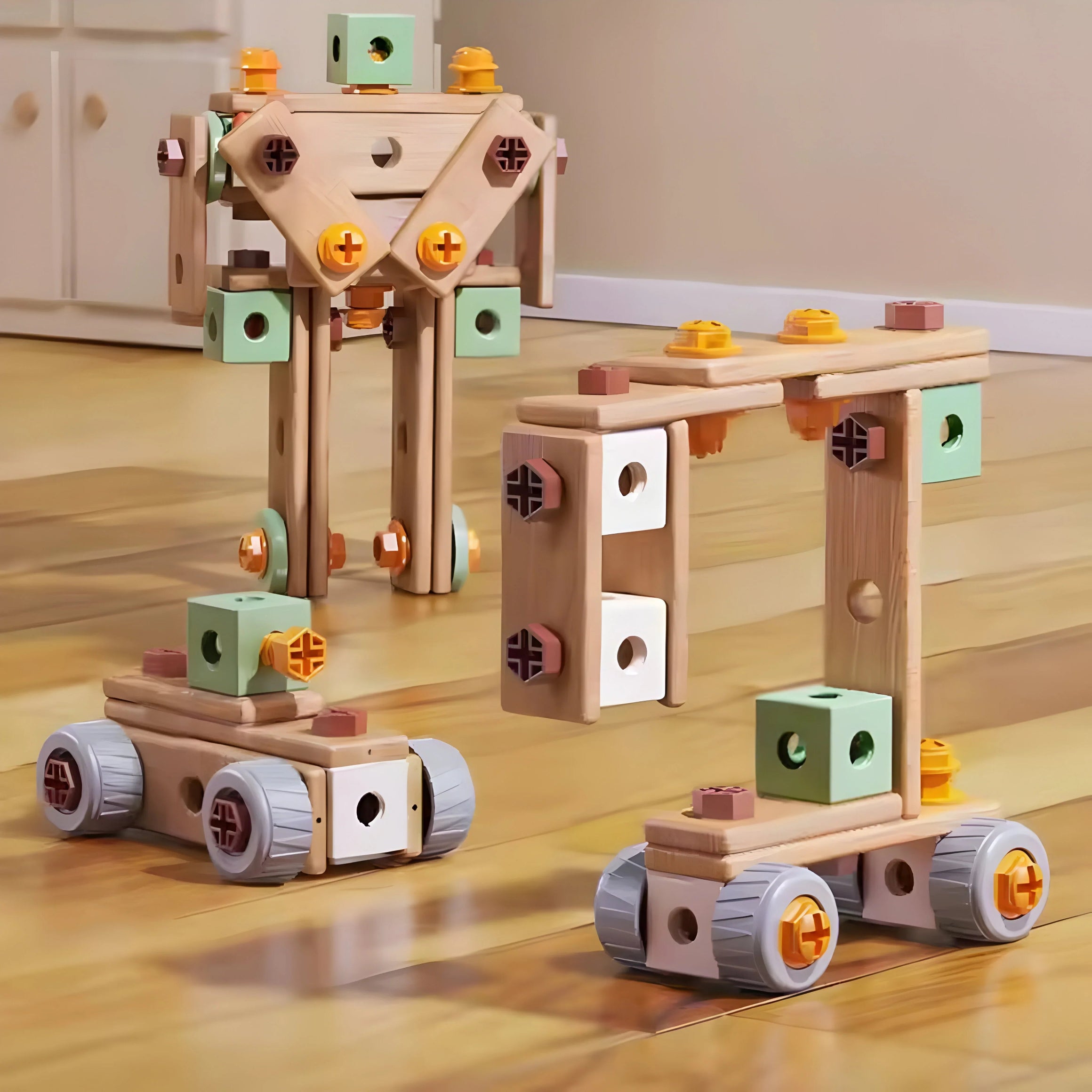 Baukasten kreatives Spielzeug Kinder Bausatz Lernspielzeug 5