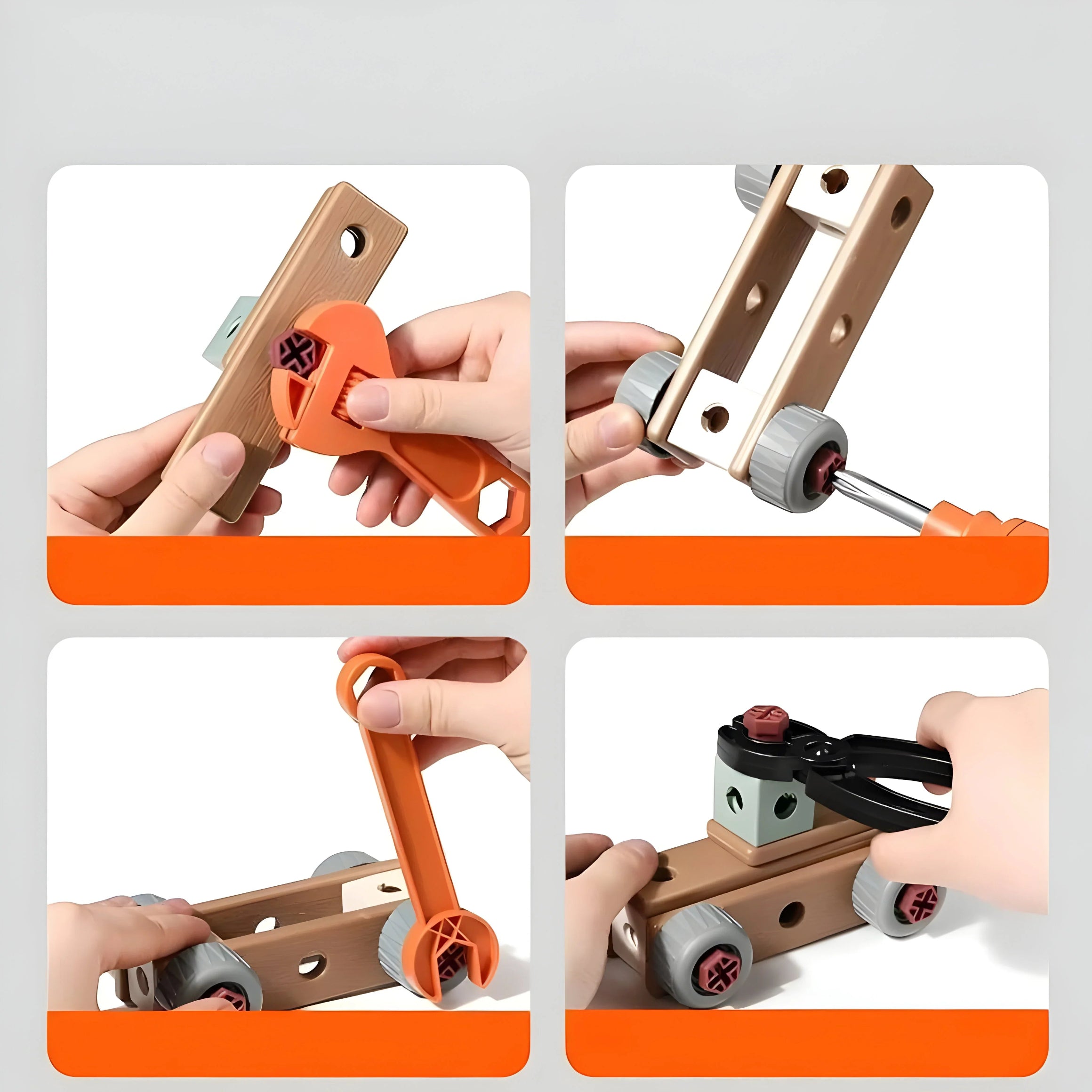 Baukasten kreatives Spielzeug Kinder Bausatz Lernspielzeug 7