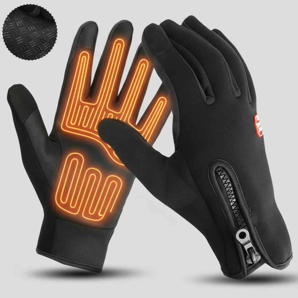 Beheizbare Winter Handschuhe Wasserdicht Touchscreen Warm Griffig 1