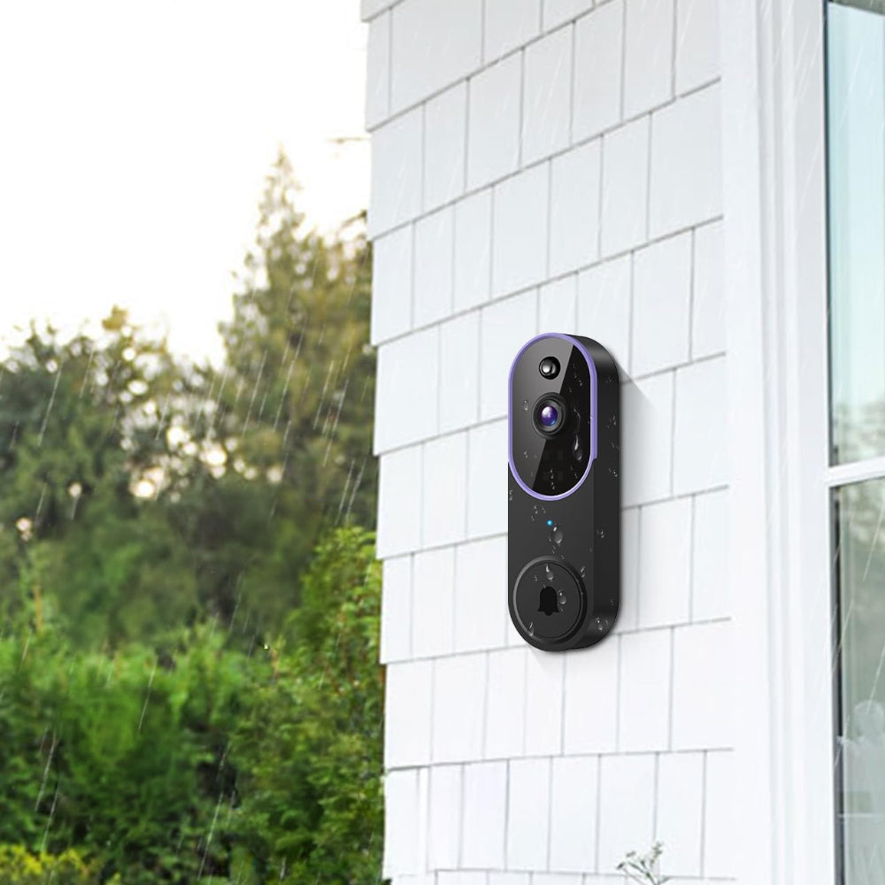 Cámara con sensor de movimiento, WiFi, video, intercomunicador para puerta, timbre