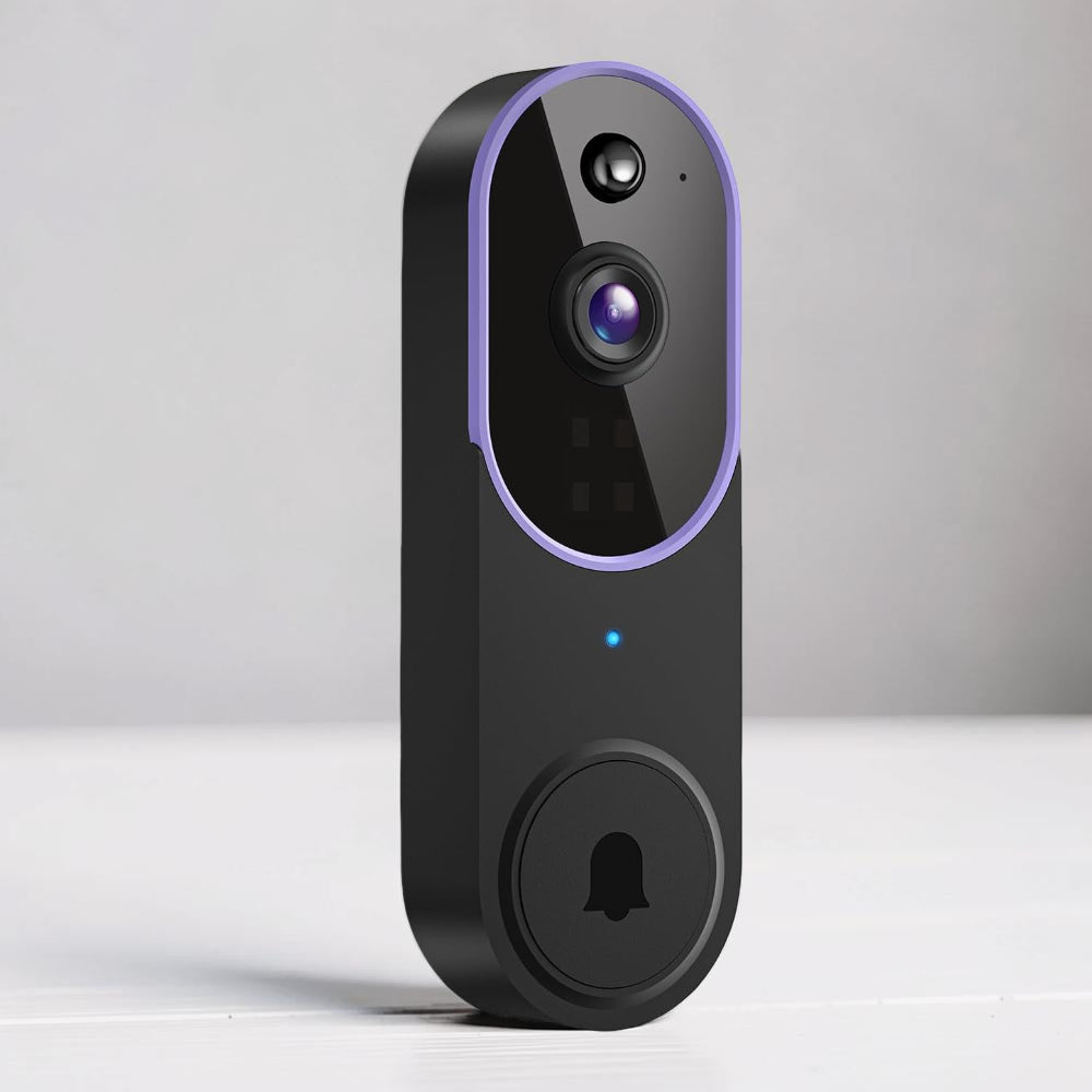 Cámara con sensor de movimiento, WiFi, video, intercomunicador para puerta, timbre