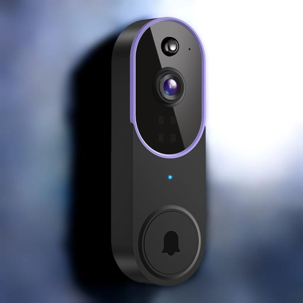 Cámara con sensor de movimiento, WiFi, video, intercomunicador para puerta, timbre