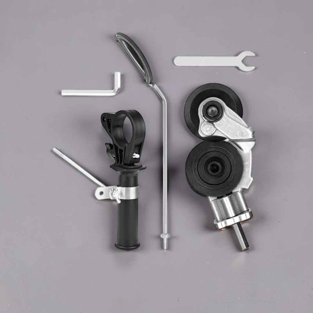Adaptador de taladro para cortadora de chapa, herramienta de corte de metal para atornillador inalámbrico