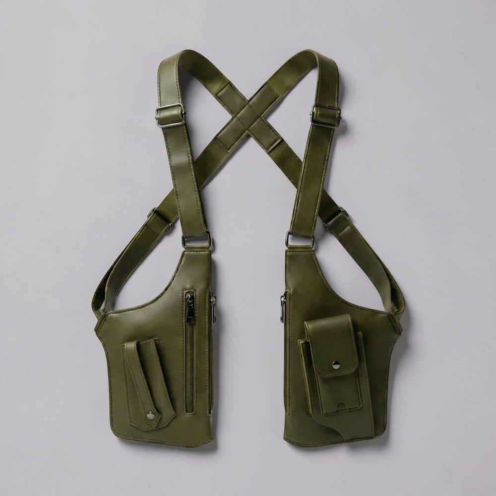 Brusttasche Schulterholster Tasche Verstellbares Tragesystem Alltag