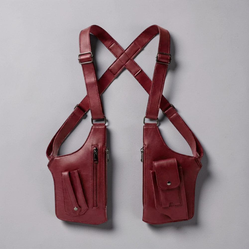 Brusttasche Schulterholster Tasche Verstellbares Tragesystem Alltag