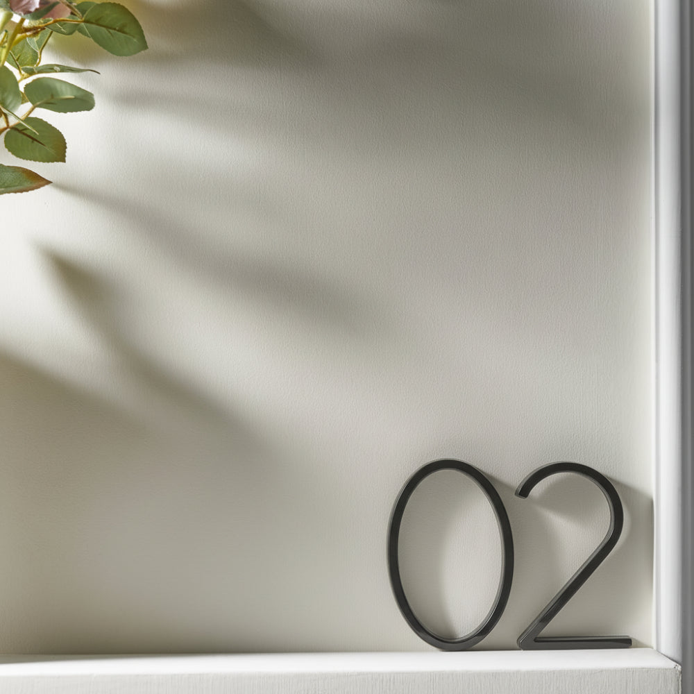 Hausnummern Modern Metall Haus Schild Hausnummern 1