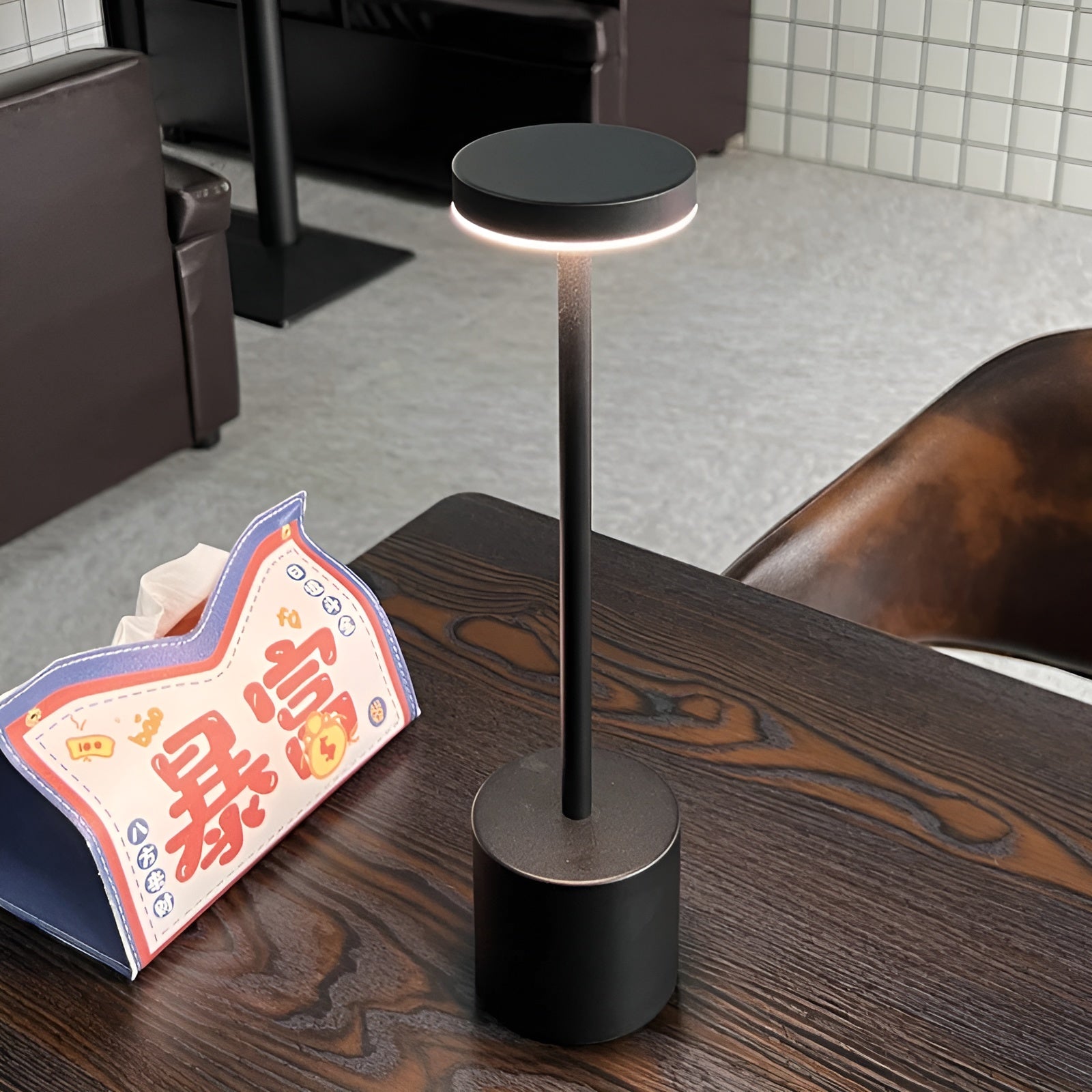 LumoRetro | USB oplaadbare draadloze retro-tafellamp