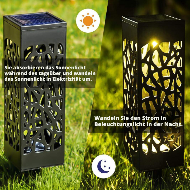 Linea | Automatische Tuin Zonne-lamp (Sensor + Waterdicht)
