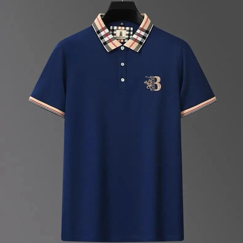 Herren Poloshirt Klassisches Design Alltag 2